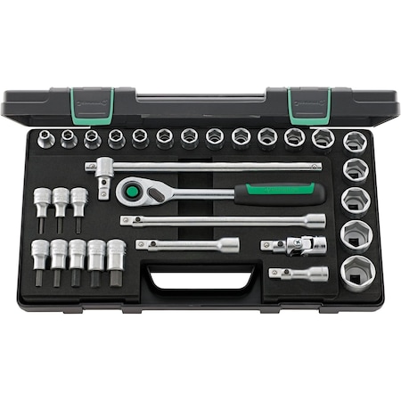 12,5 Mm (1/2) Socket Set 31-pcs.